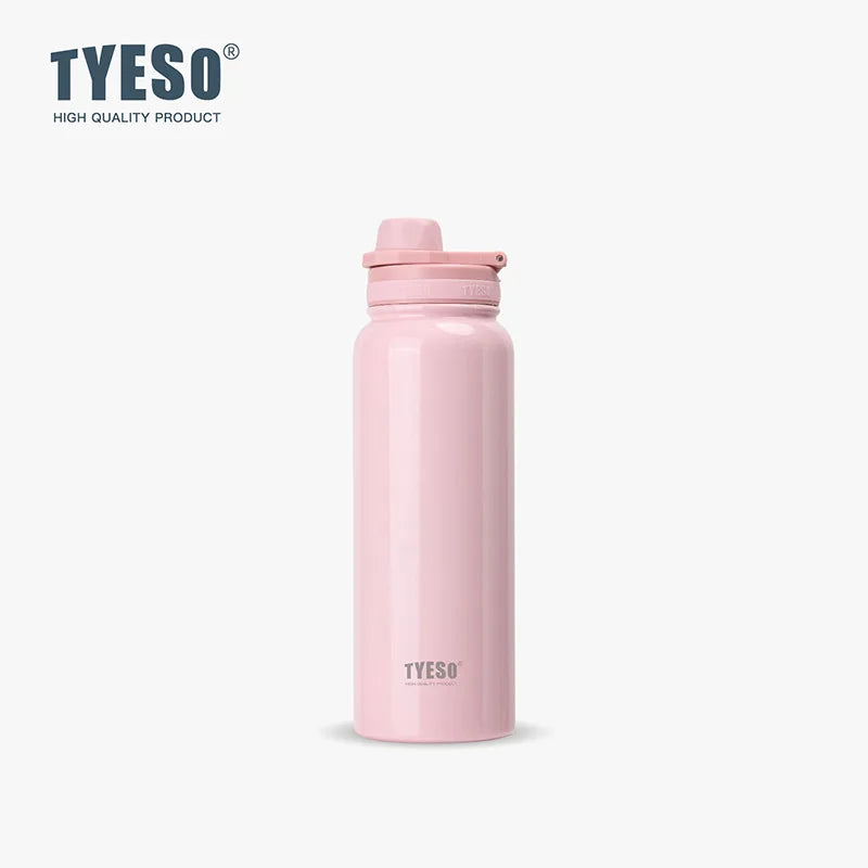 TYESO Stainless Steel Thermal Cup Car Insulated Flask Water Tumbler for Outdoor Sports Thermos Bottle Travel Vacuum Flasks