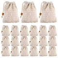 5-100Pcs Shower Bath Sisal Soap Bag Natural Sisal Soap Bag Exfoliating Soap Saver Pouch Holder for Bath & Shower Use
