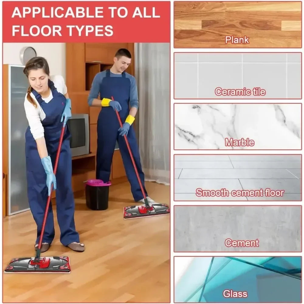 High Quality Microfiber Floor Mop Pads Reusable for UltraMax Quick Drying Machine Washabl Flat Spin Mop Cloth Replacement